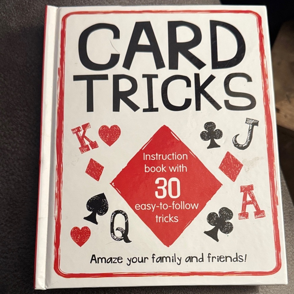 Card Tricks Instruction Book with 30 Easy to Follow Tricks